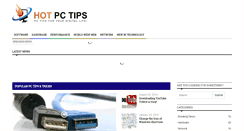 Desktop Screenshot of hotpctips.com